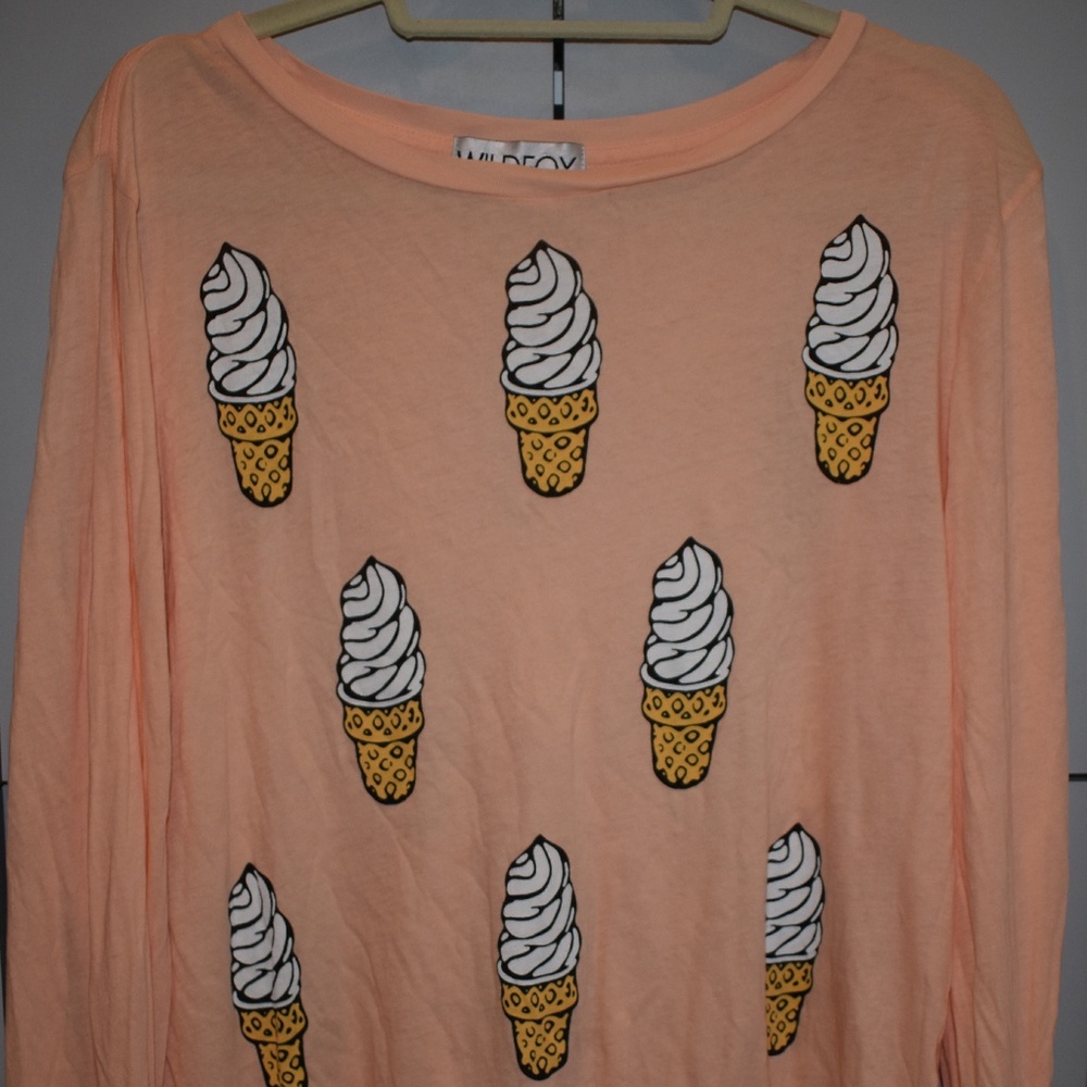 WILDFOX Ice Cream Cone top  Size M